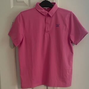 BALD HEAD BLUES performance polo in size 12 for boys